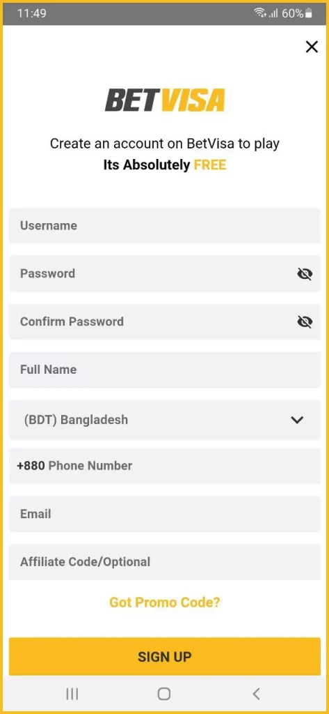 betvisa app login